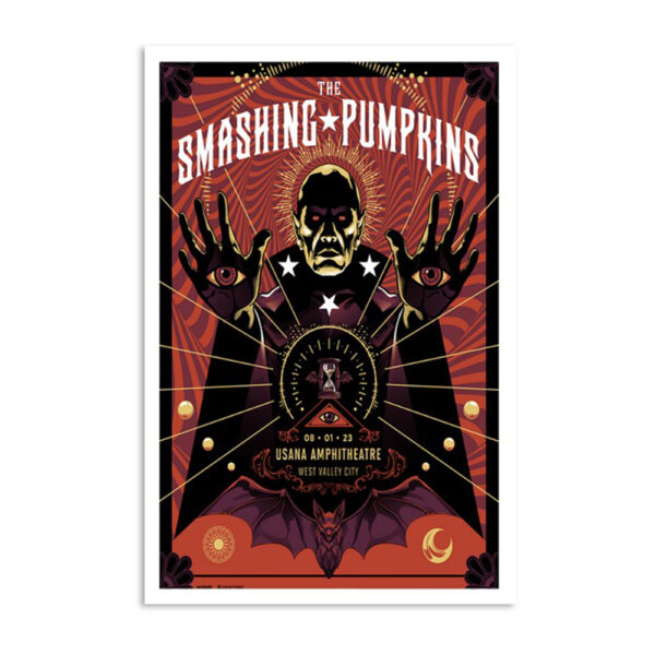 The Smashing Pumpkins 2023 West Valley City Ut Poster