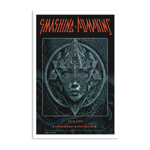 The Smashing Pumpkins Albuquerque Nm August 13 2023 Poster