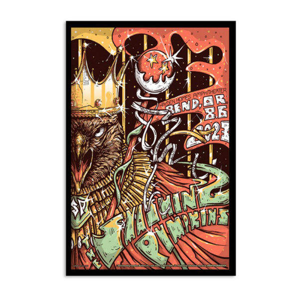 The Smashing Pumpkins Evenr Bend Or August 6 2023 Poster