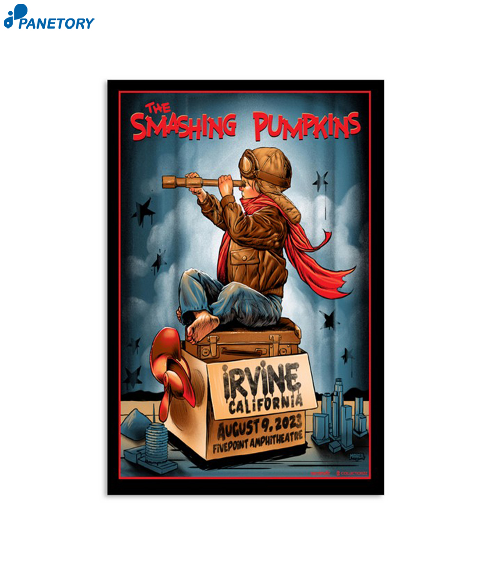 The Smashing Pumpkins Irvine Ca Tour August 09 2023 Poster