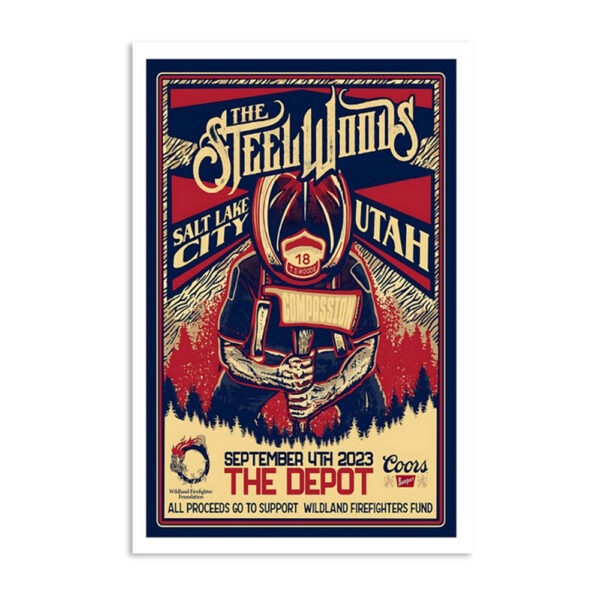 The Steel Woods Salt Lake City The Depot September 4 2023 Poster