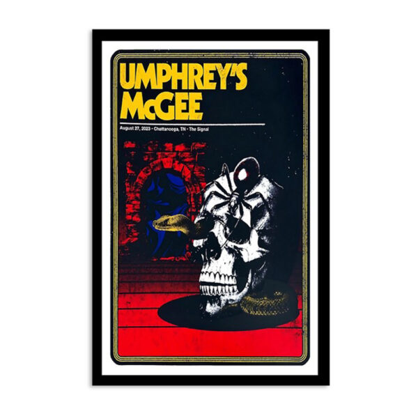 Umphrey's Mcgee The Signal Chattanooga August 27 2023 Poster