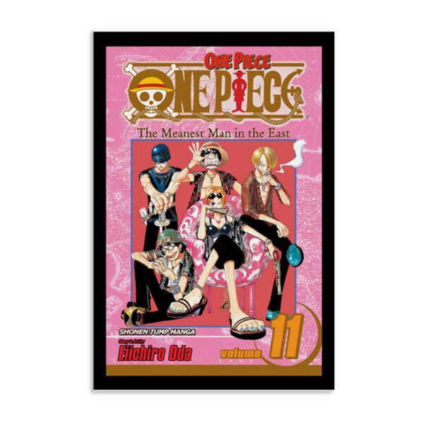 Volume 11 One Piece The Meanest Man In The East Shonen Jump Manga Poster
