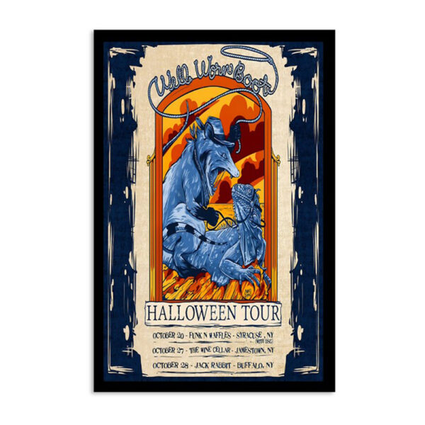 Well Worn Boot Halloween Tour Oct 2023 Poster