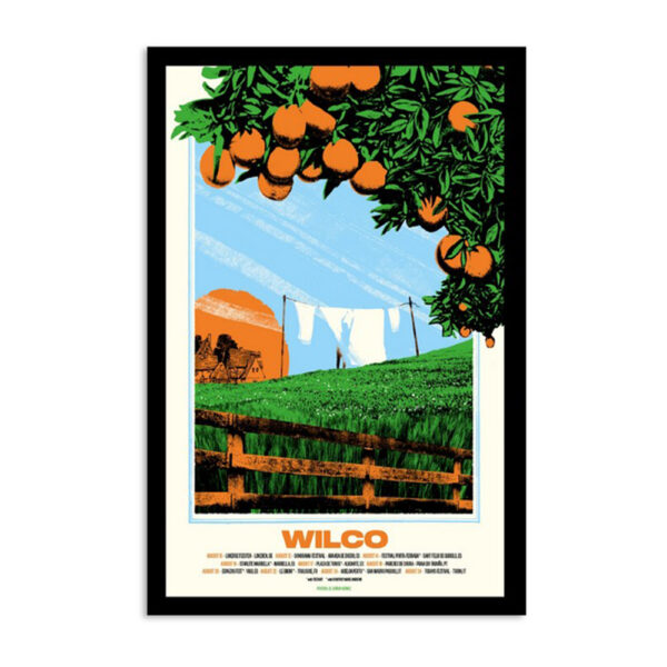 Wilco Tour August 2023 Poster