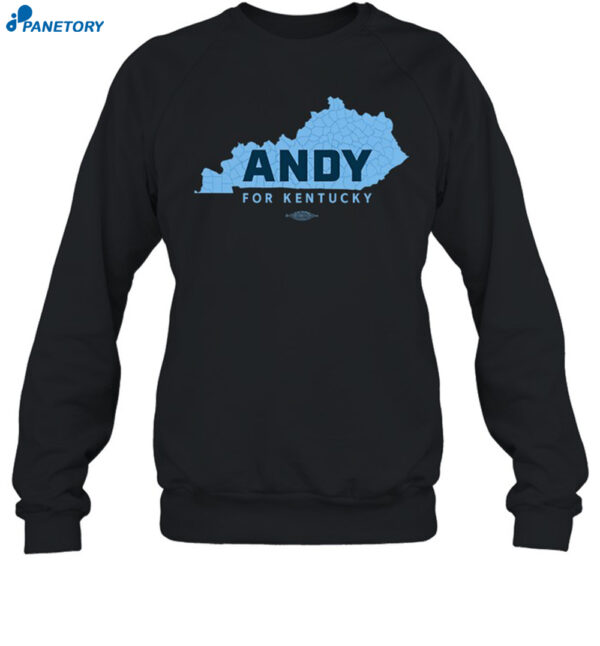 Andy For Kentucky Map Shirt