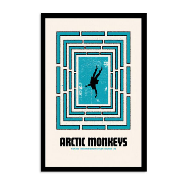 Arctic Monkeys Merriweather Post Pavilion Sept 7 2023 Poster