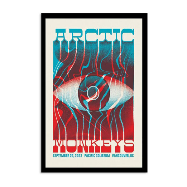 Arctic Monkeys Pacific Coliseum Sept 23 2023 Poster