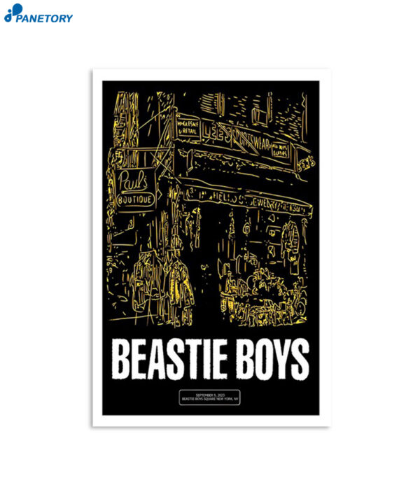 Beastie Boys Beastie Boys Square New York Sept 9 2023 Poster