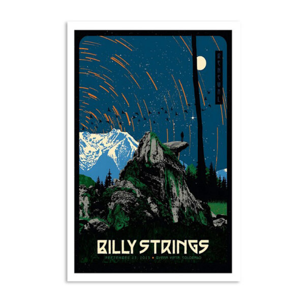 Billy Strings Bvena Vista Sep 22 2023 Colorado Poster