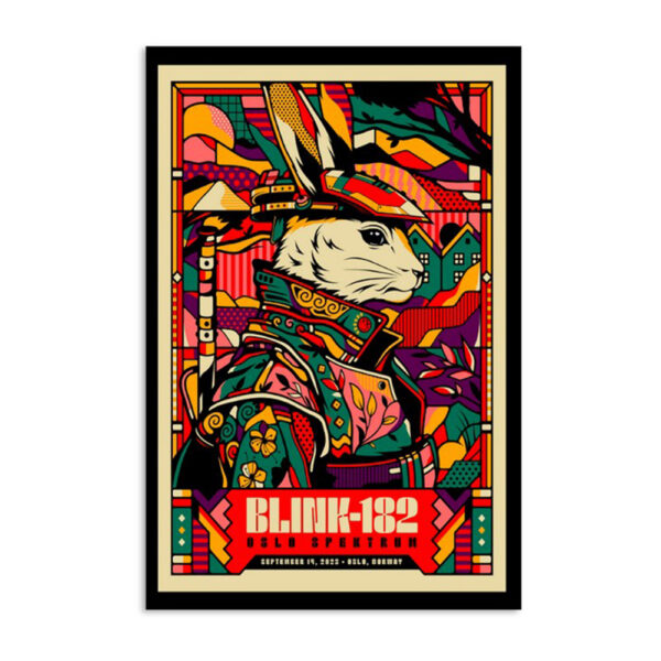 Blink-182 Oslo Norway Poster Sep 14 2023 Poster