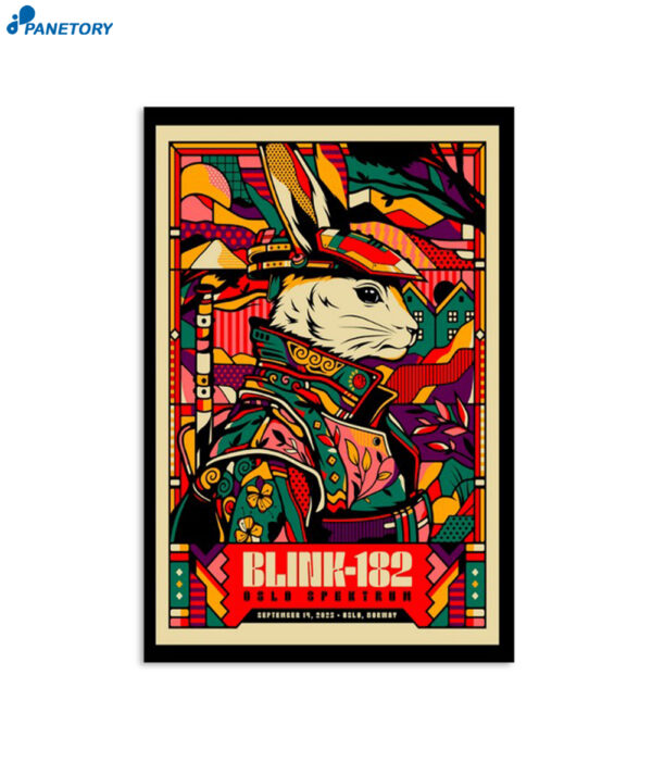 Blink-182 Oslo Norway Poster Sep 14 2023 Poster