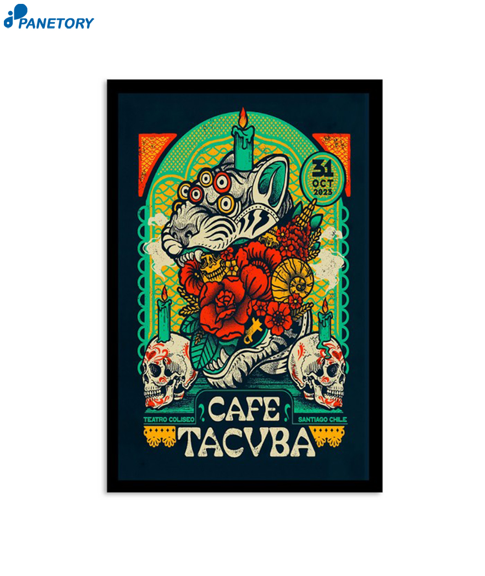 Cafe Tacvba Teatro Coliseo Santiago Chile Oct 31 2023 Poster