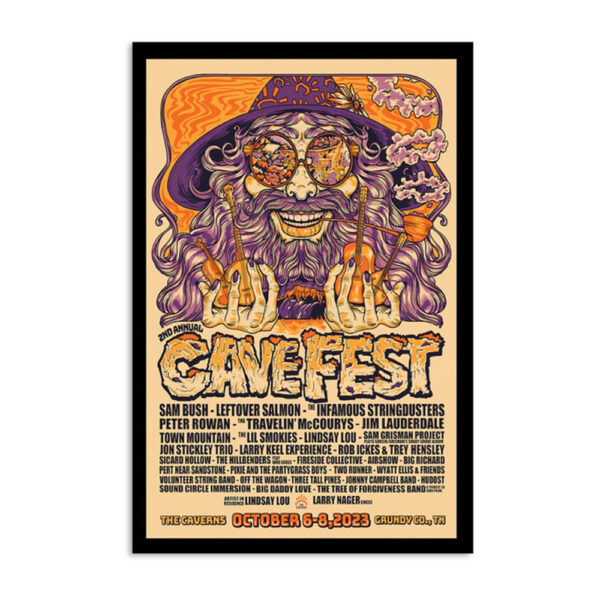 Cave Festival The Caverns Grundy County Tn Oct 6 2023 Poster