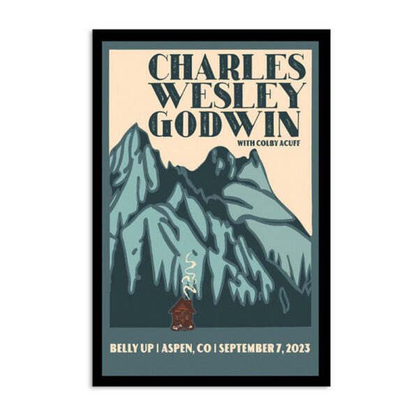 Charles Wesley Godwin Belly Up Aspen Sept 7 2023 Poster