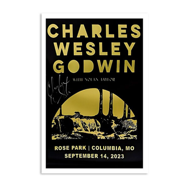 Charles Wesley Godwin Rose Park Columbia September 14 2023 Poster