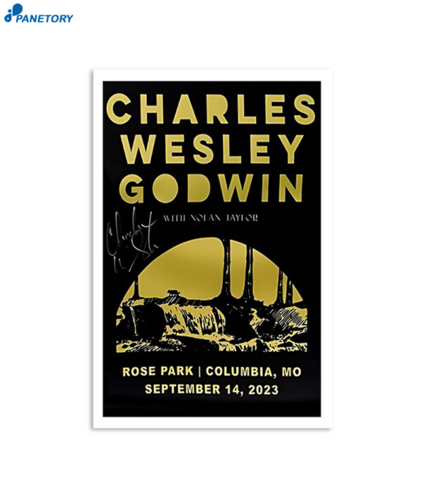 Charles Wesley Godwin Rose Park Columbia September 14 2023 Poster