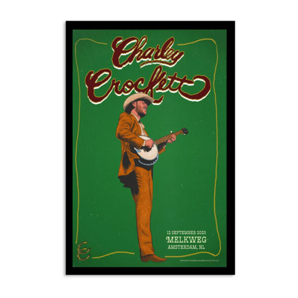 Charley Crockett Amsterdam September 12 2023 Poster