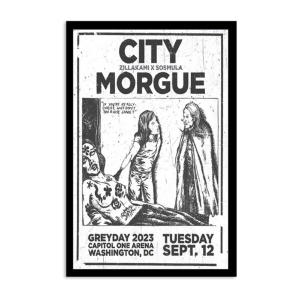 City Morgue At Capital One Arena Sept 12 2023 Poster