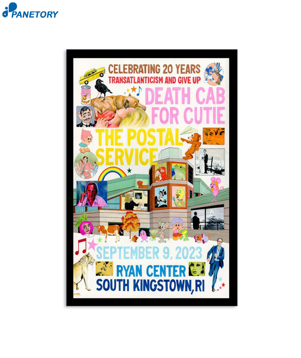 Death Cab For Cutie South Kingstown Ri Sept 9 2023 Poster