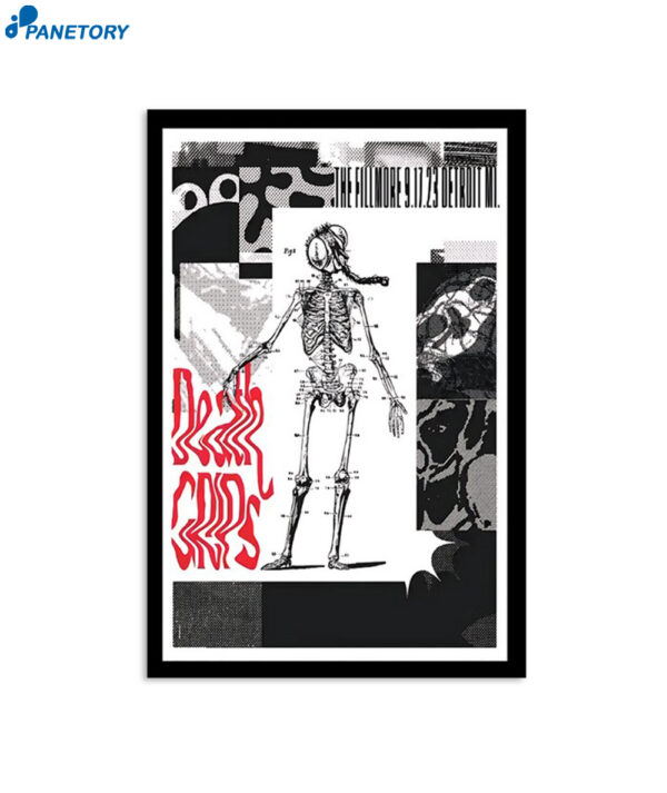 Death Grips The Fillmore Detroit Sept 17 2023 Poster