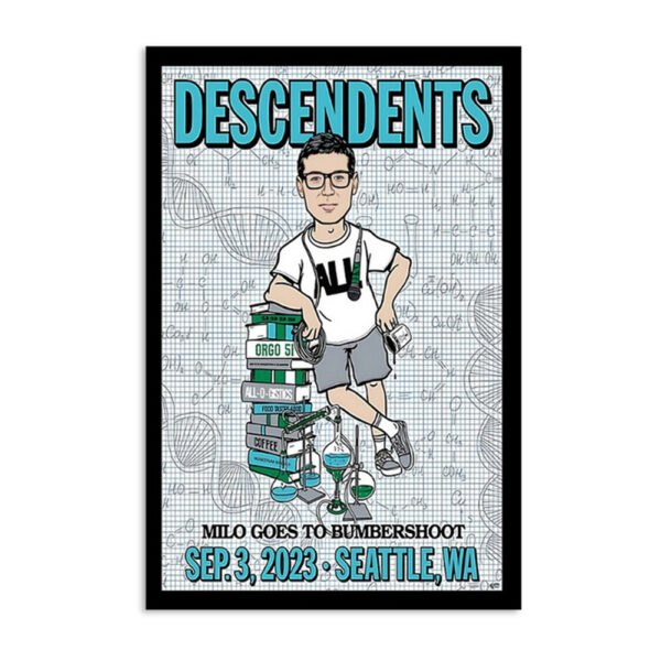 Descendents Seattle Wa September 3 2023 Poster