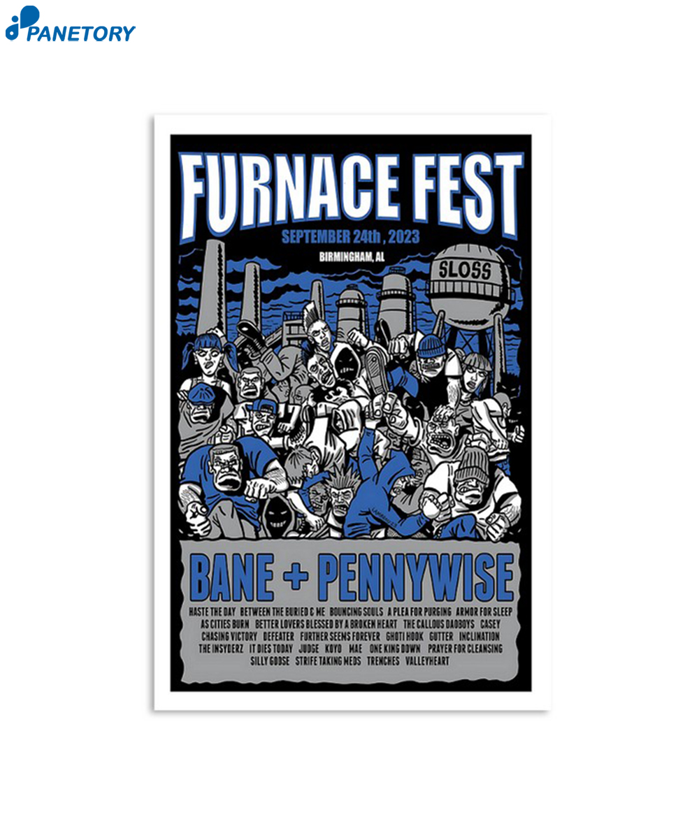 Furnace Fest Sloss Furnaces Birmingham Sep 24 2023 Poster