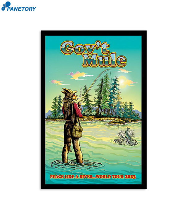 Gov'T Mule Peace Like A River World Tour 2023 Poster