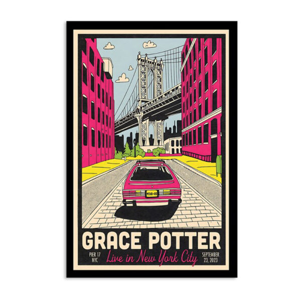 Grace Potter In New York At The Rooftop At Pier 17 Sept 23 2023 Poster