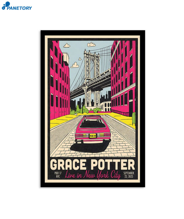 Grace Potter In New York At The Rooftop At Pier 17 Sept 23 2023 Poster