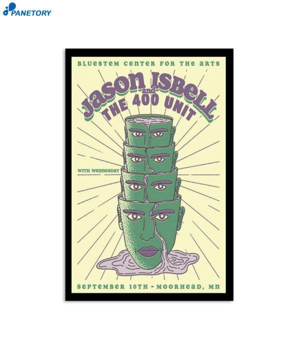 Jason Isbell And The 400 Unit Bluestem Amphitheater September 10th 2023 Poster