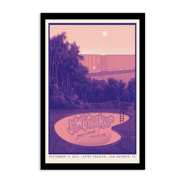 Jawbreaker & Joyce Manor & Grumpster San Antonio Sep 14 2023 Poster