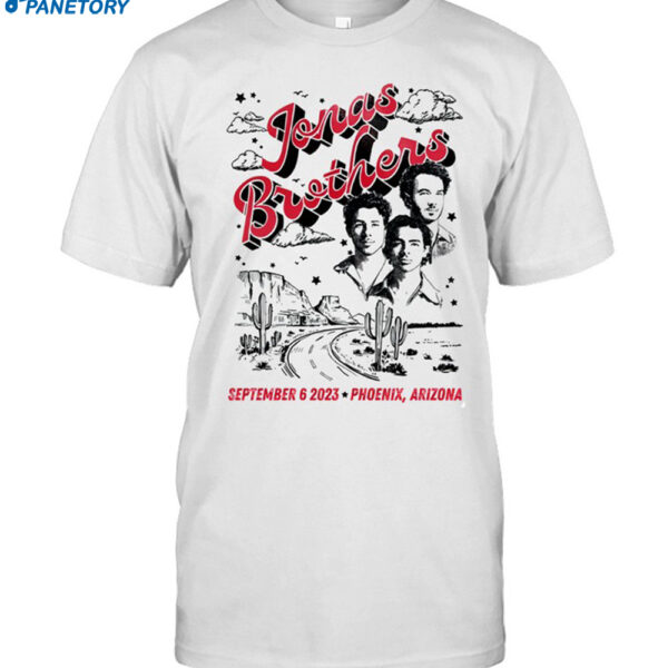 Jonas Brothers Footprint Center Phoenix Az Sept 2023 Shirt