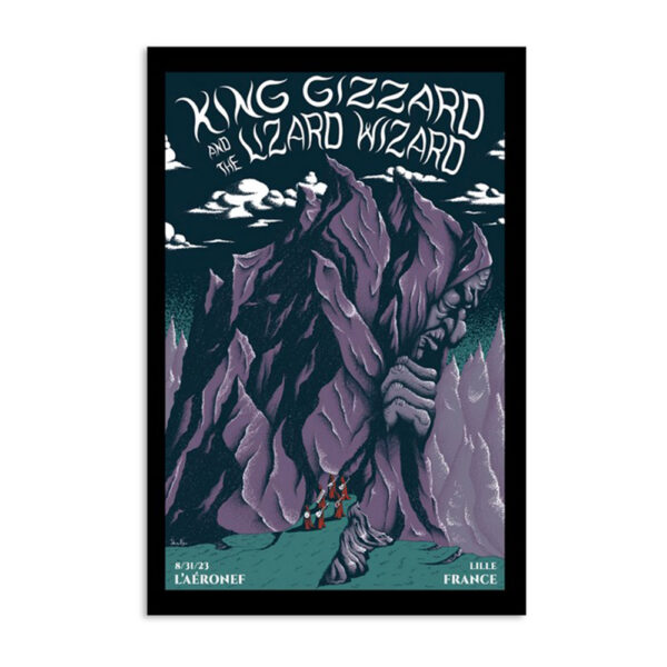 King Gizzard & The Lizard Wizard Lille France August 31 2023 Poster