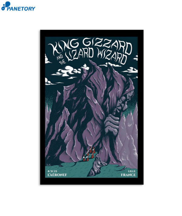 King Gizzard & The Lizard Wizard Lille France August 31 2023 Poster