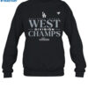 La Dodgers 2023 West Division Champions Shirt 1
