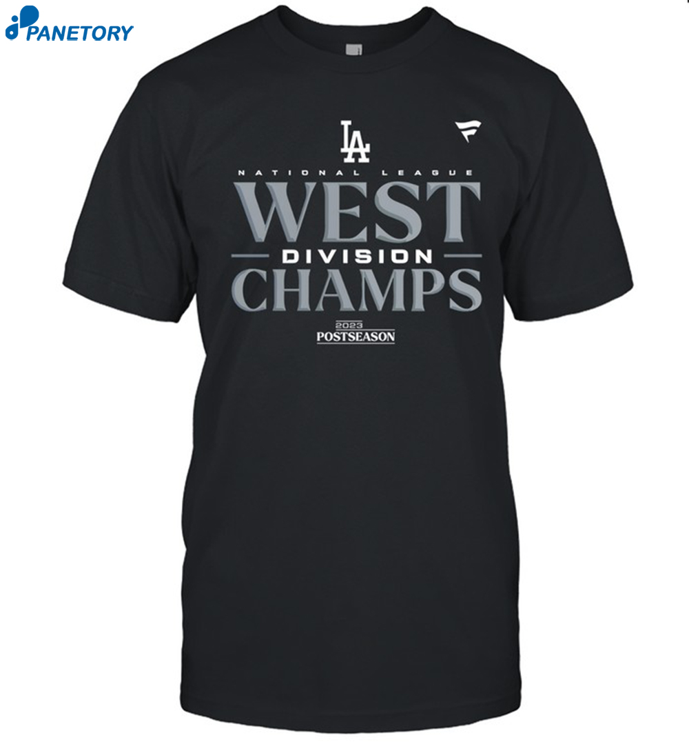 La Dodgers 2023 West Division Champions Shirt