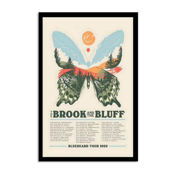 Limited The Brook & The Bluff Bluebeard Tour 2023 Poster
