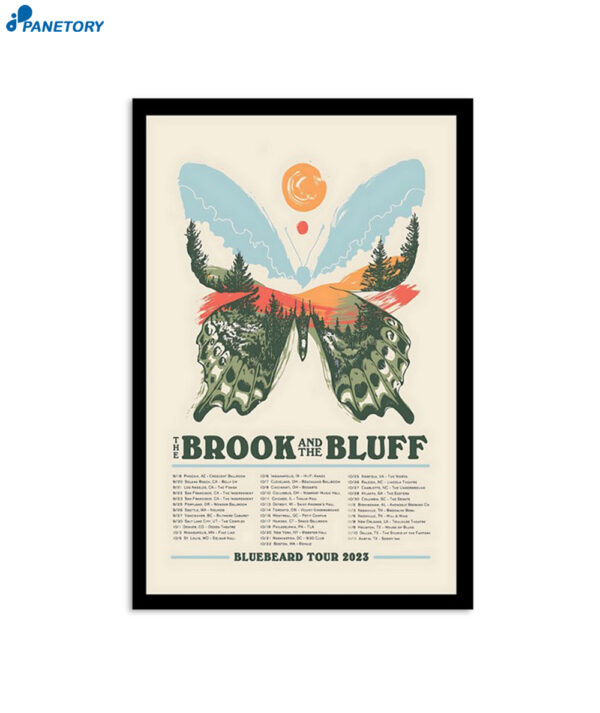 Limited The Brook &Amp; The Bluff Bluebeard Tour 2023 Poster