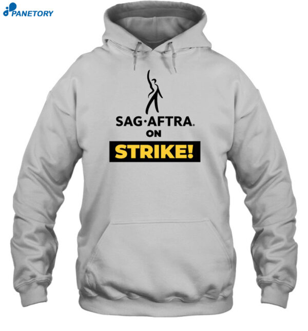 Margot Robbie Sag Aftra On Strike Shirt