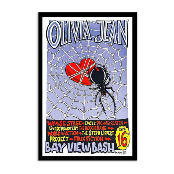 Olivia Jean September 16 2023 Bay View Bash Milwaukee Poster