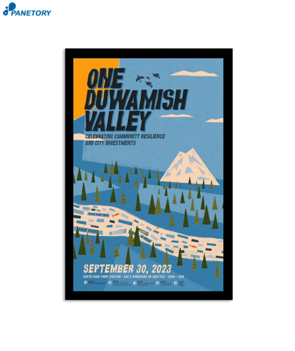 One Duwamish Valley Seattle Wa September 30 2023 Poster