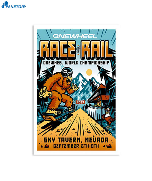 Onewheel Race Sky Tavern Nevada September 8Th 2023 Poster