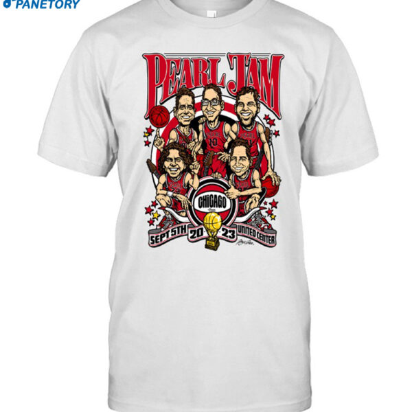 Pearl Jam United Center September 5 2023 Concert Shirt