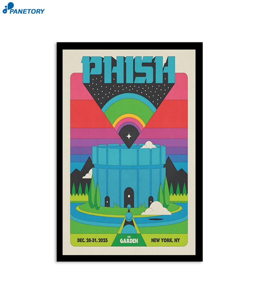 Phish The Garden New York December 28-31 2023 Poster