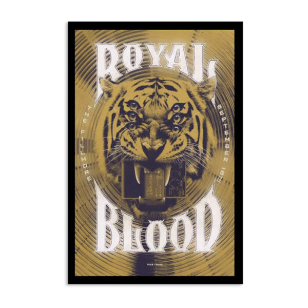 Royal Blood September 18 2023 The Fillmore Detroit Mi Poster