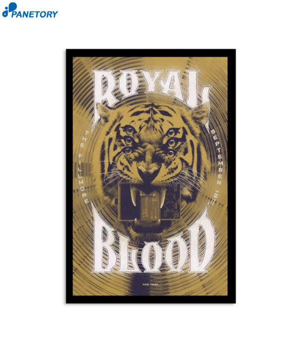 Royal Blood September 18 2023 The Fillmore Detroit Mi Poster