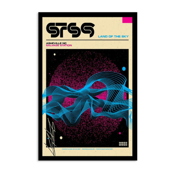 Sts9 Salvage Station Asheville Nc Sept 9 2023 Poster