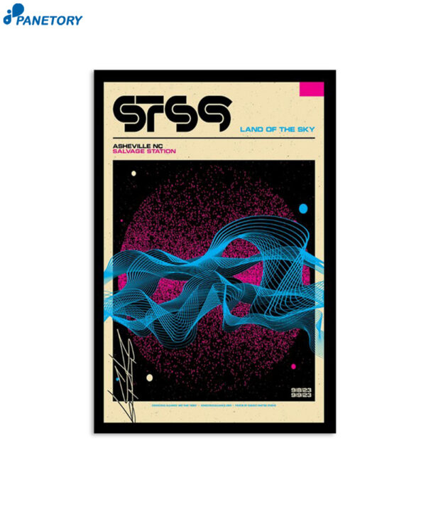 Sts9 Salvage Station Asheville Nc Sept 9 2023 Poster