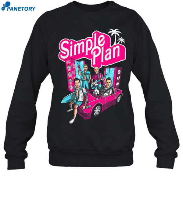 Simple Plan Dolls And Car Shirt